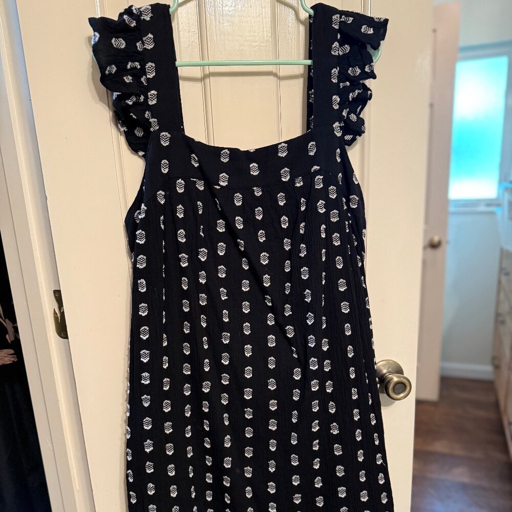 LOFT Black & White Summer Dress